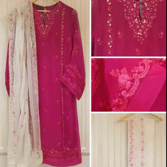 Agha noor pure chiffoon. - Picture 6 of 6